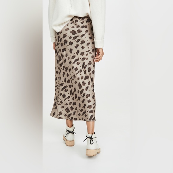 Anine Bing Bar Silk Skirt - Leopard NWT - Picture 5 of 8